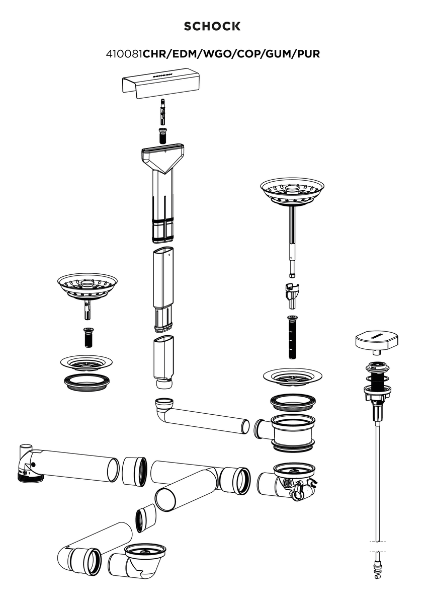 Automatic drain kit 410081CHR